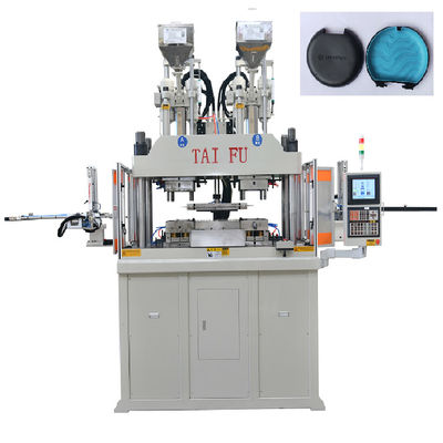 Zweifarbige Deckel-Kunststoffmachine Vertikale Doppelfarbige Spritzgießmaschine