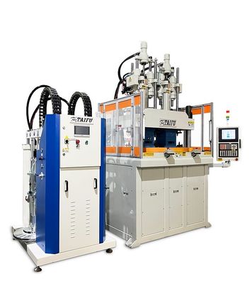 Drehtisch-Zweifarbige LSR Silikon-Spritzgießmaschine 120 Tonnen