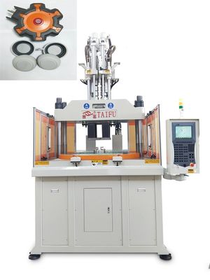 Hochleistungsmaschine mit vertikaler Doppelfarbspritzgießmaschine für Becherdeckel von 120 Tonnen