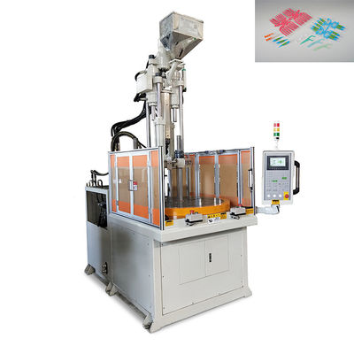 55 Tonnen Drehmaschine mit vertikaler Kunststoffspritzgießmaschine für Zahnseide