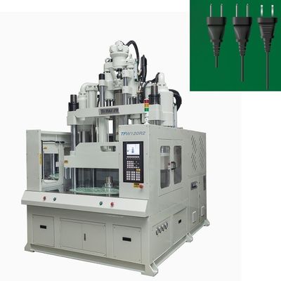 120 Tonnen vertikale Drehtischspritzgießmaschine für Stromstecker