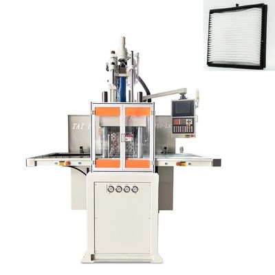 Vertikale Kunststoffspritzgießmaschine für Luftfilter mit Doppelschieber