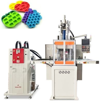 Vertikal LSR Silicone Spritzgießmaschine für Silicone Eiswürfel Form mit Doppelschieber
