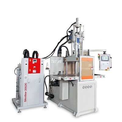 Doppelschieber-LSR-Vertikalspritzgießmaschine zur Herstellung von Silikoneiswürfeln