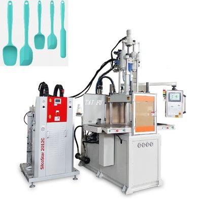 85 Tonnen Doppelschieber LSR Vertikal Spritzgießmaschine Silikonspatula herstellen