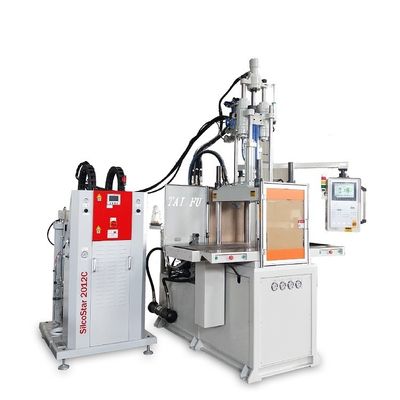 Doppelschieber Silikon Gesichtsmaske Bürste Machmaschine 85T Vertikale Spritzgießmaschine