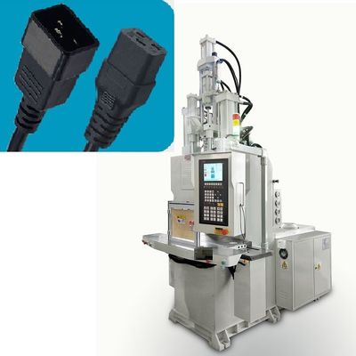 35T C-Typ Stromsteckermachine Vertikale Spritzgießmaschine mit Doppelschieber